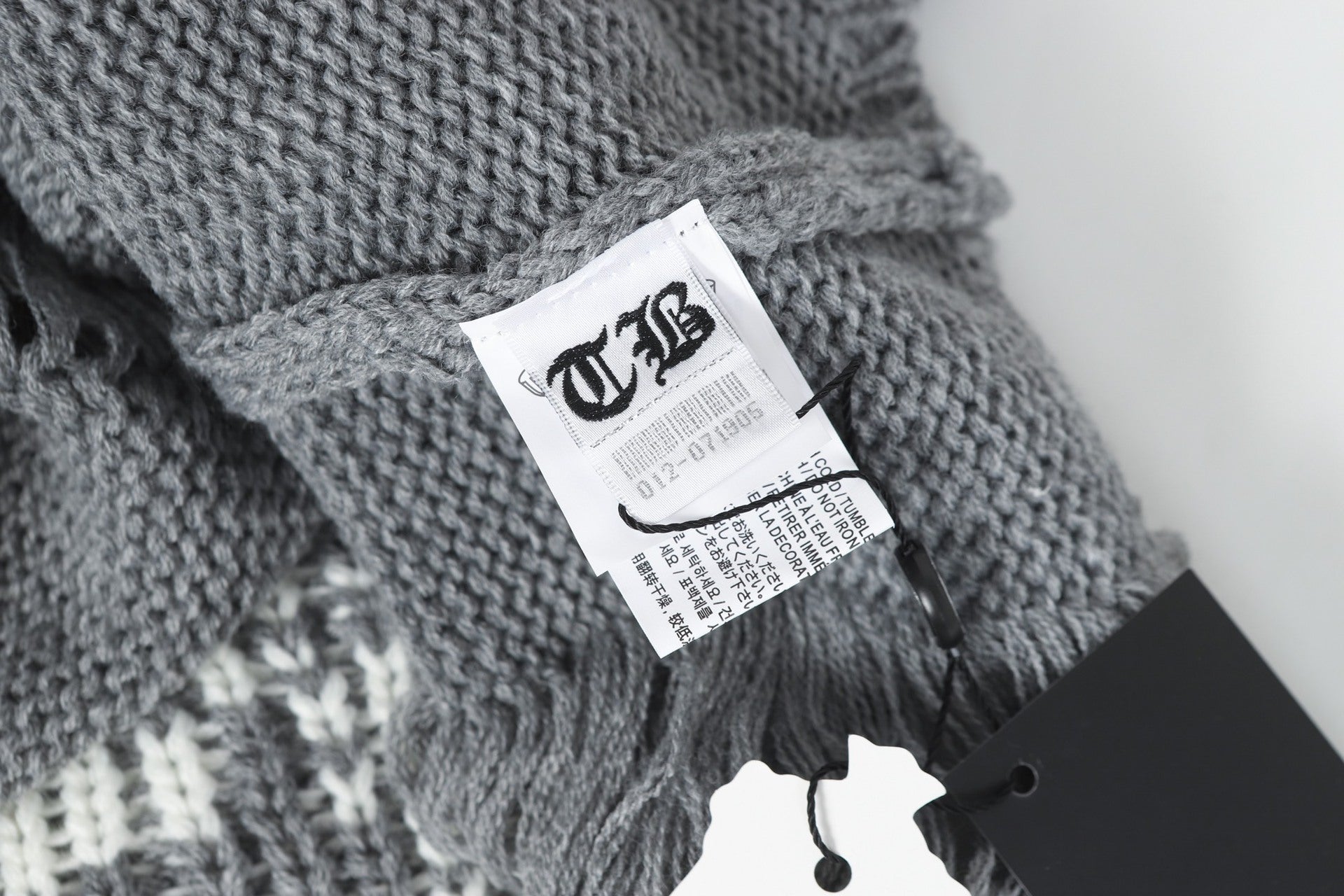 Chrome Hearts Distressed Knitted Sweater