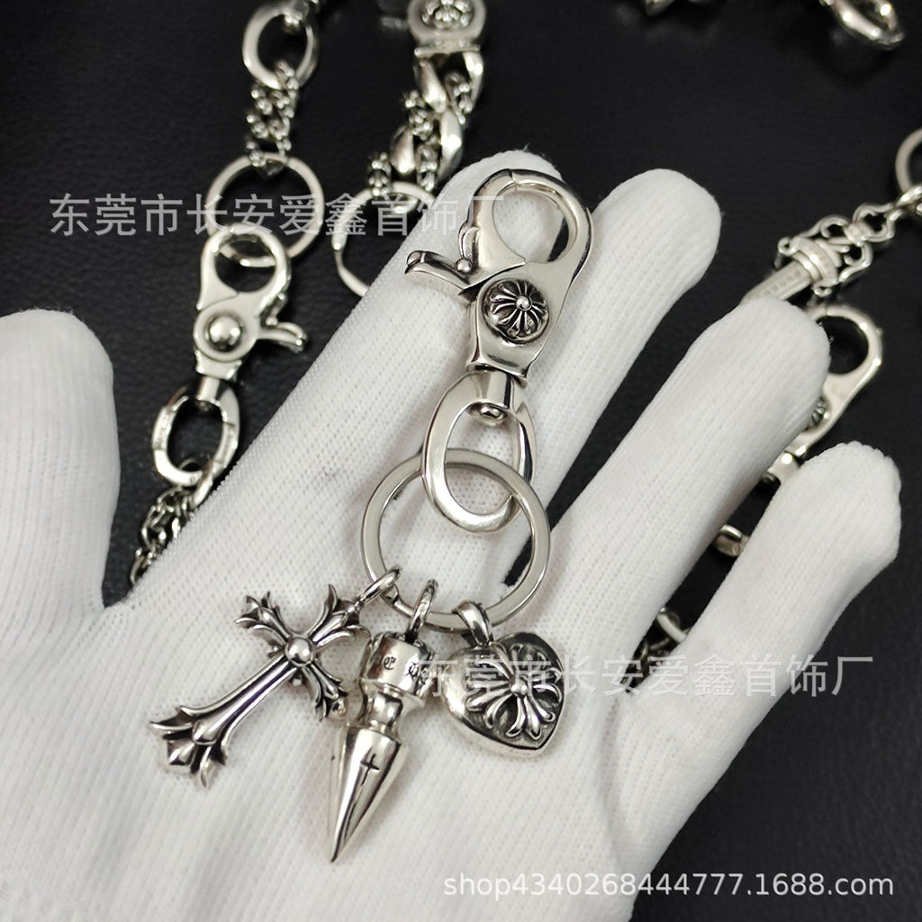 Chrome Hearts Lobster Head Buckle Keychain