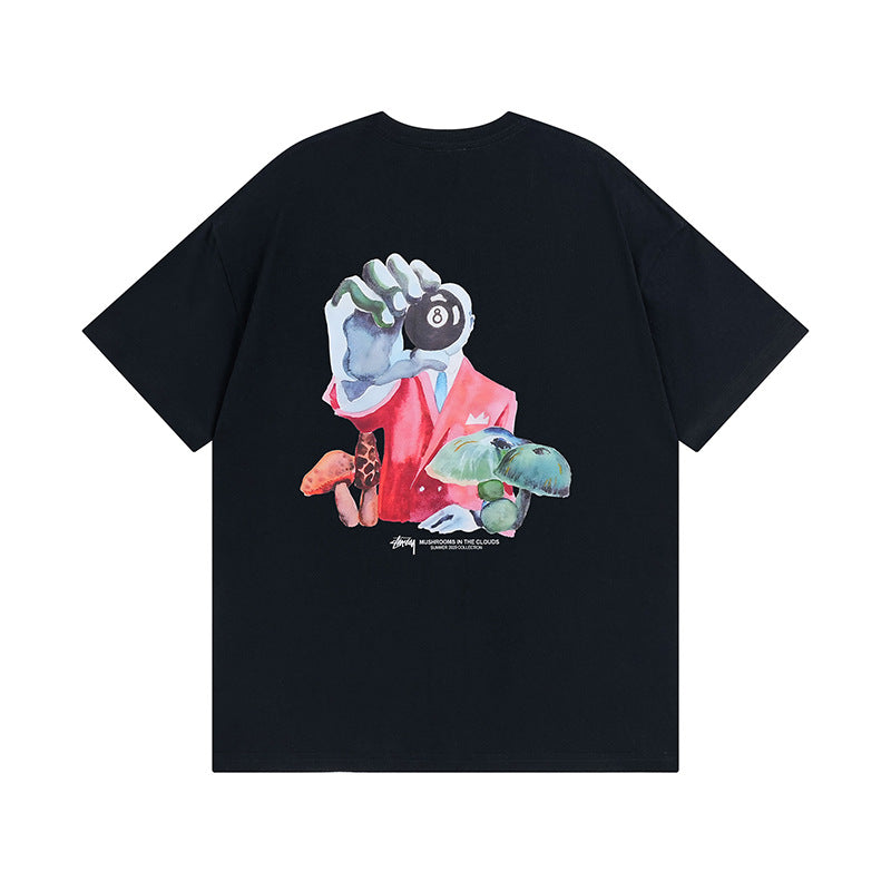 Stussy T Shirts Casual Loose Couple T Shirts