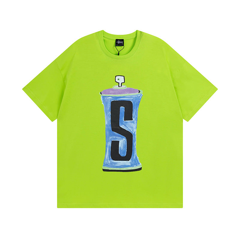 Stussy T Shirts Casual Loose Couple T Shirts