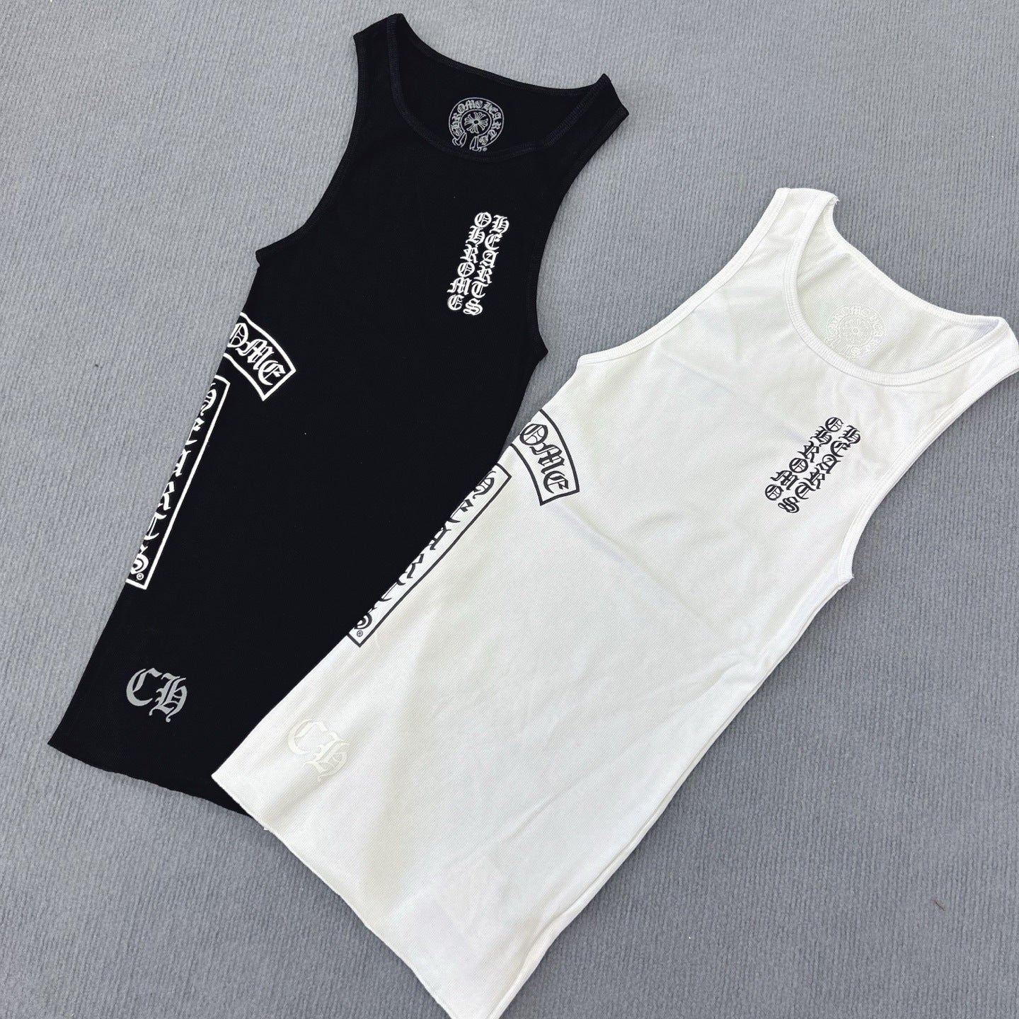 Chrome Hearts T-shaped layered printed vest skirt Tank Tops1