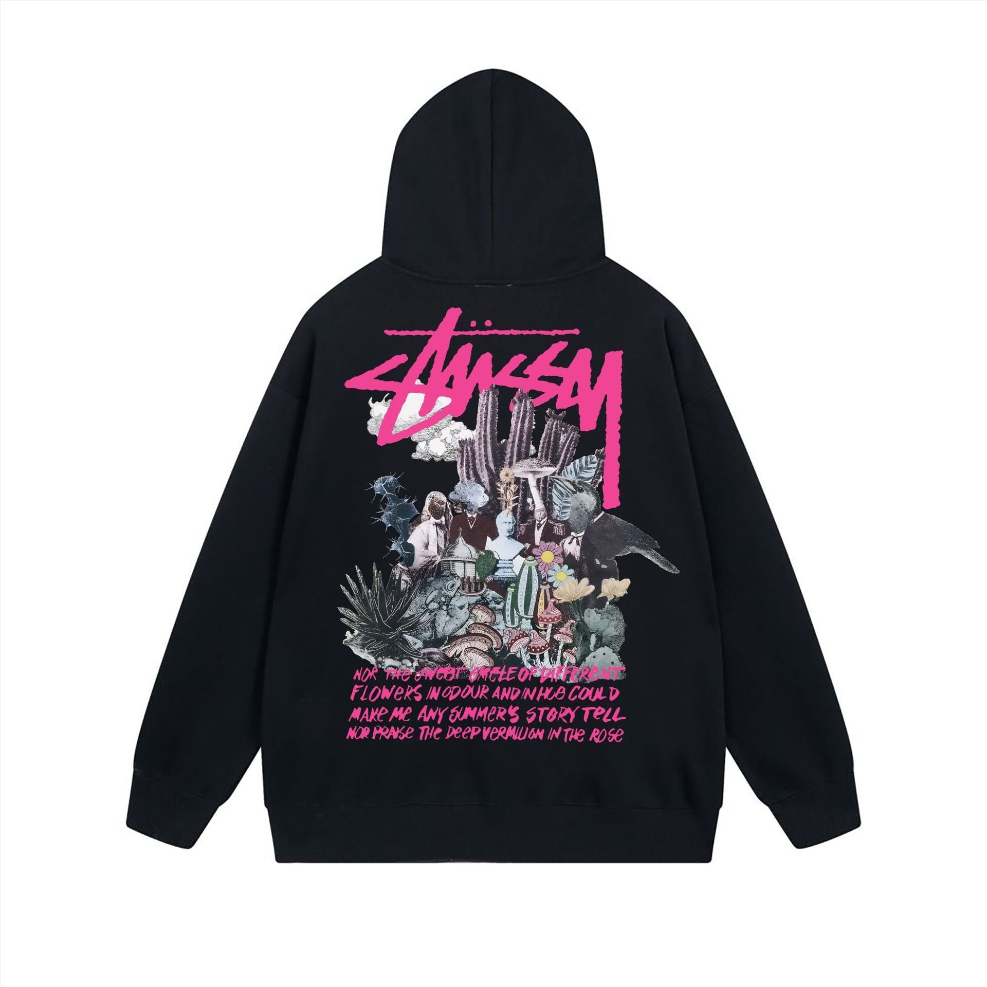 Stussy Hoodie Zip Cardigan Hooded Sweater