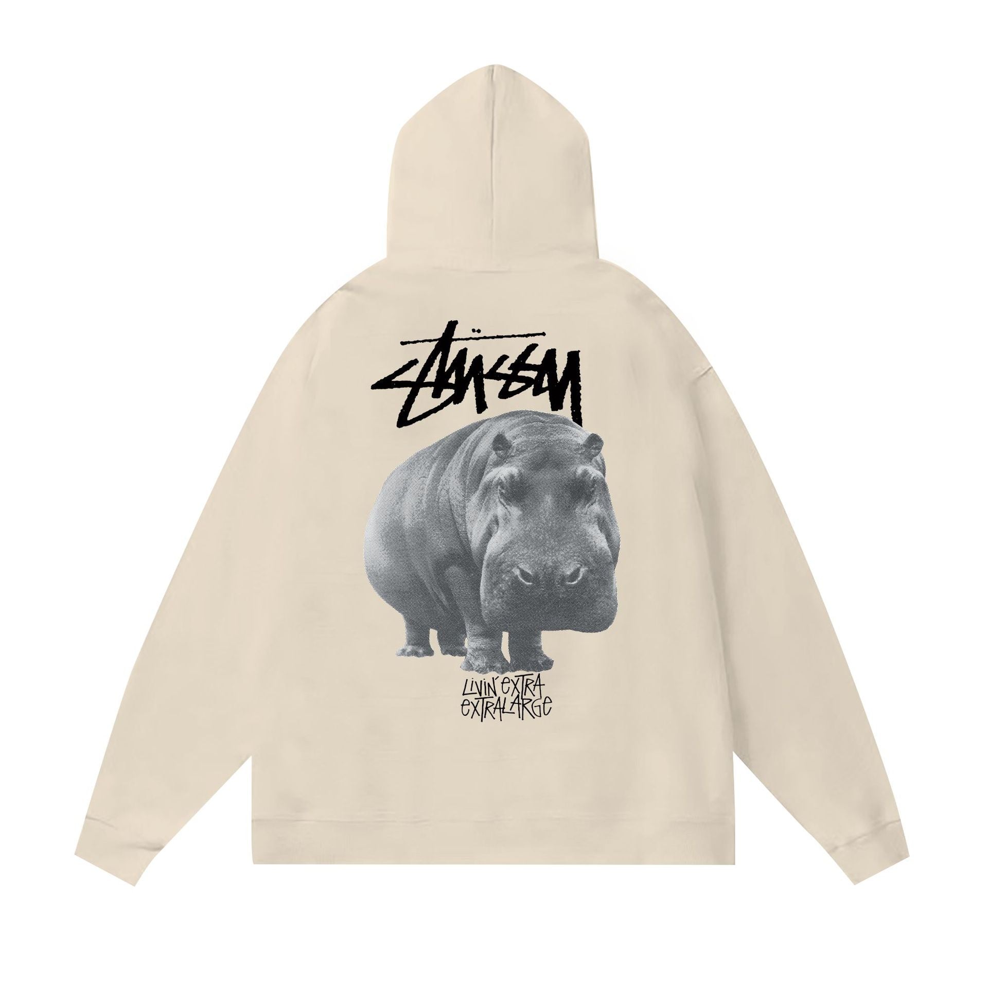 Stussy Hoodie Fall/Winter Fleece Hooded Sweater