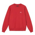 OVERDYED STOCK LOGO CREW RED
