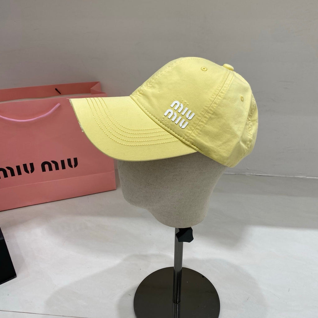 Miu Miu Logo Baseball Cap